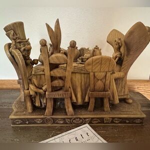 Disney Olszewski Alice in Wonderland Mad Tea Party sculpture hidden trinket box